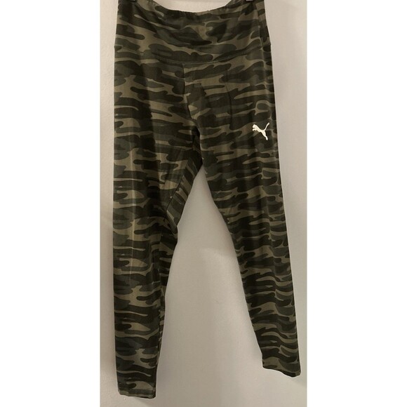 PUMA Size Medium Women's Logo Leggings - Puma Camouflage Pattern - Picture 13 of 13